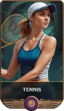Pari sur le tennis – joueuse prête à servir