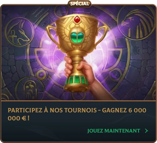 Tournois Talismania – jusqu’à 6 000 000 € à gagner
